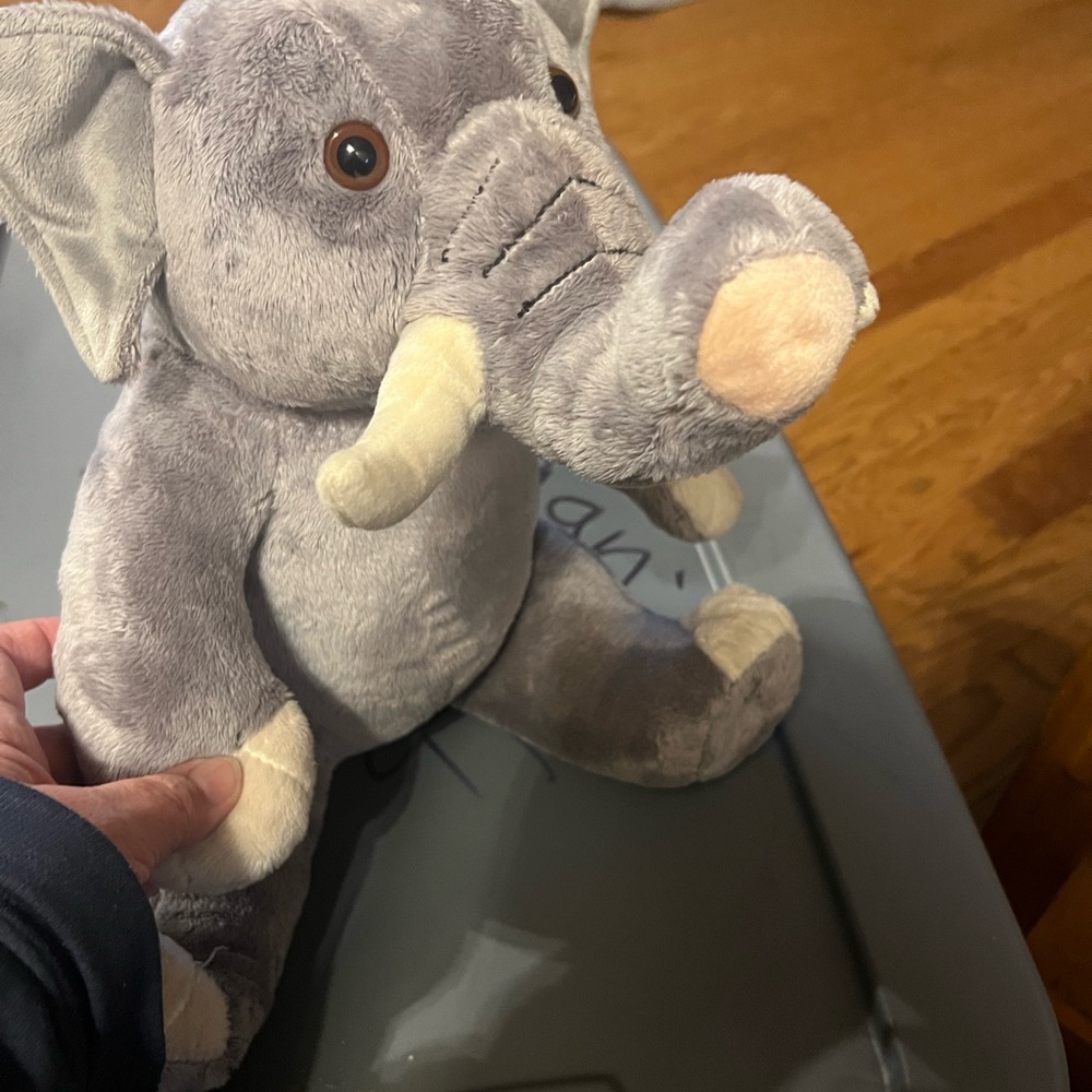 Build a bear Gray Elephant Plush Toy